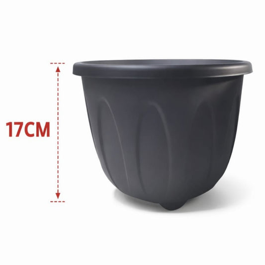 MACETA NEGRA PVC 17CM 3859A