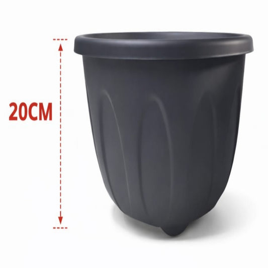 MACETA NEGRA PVC 20CM 3858A