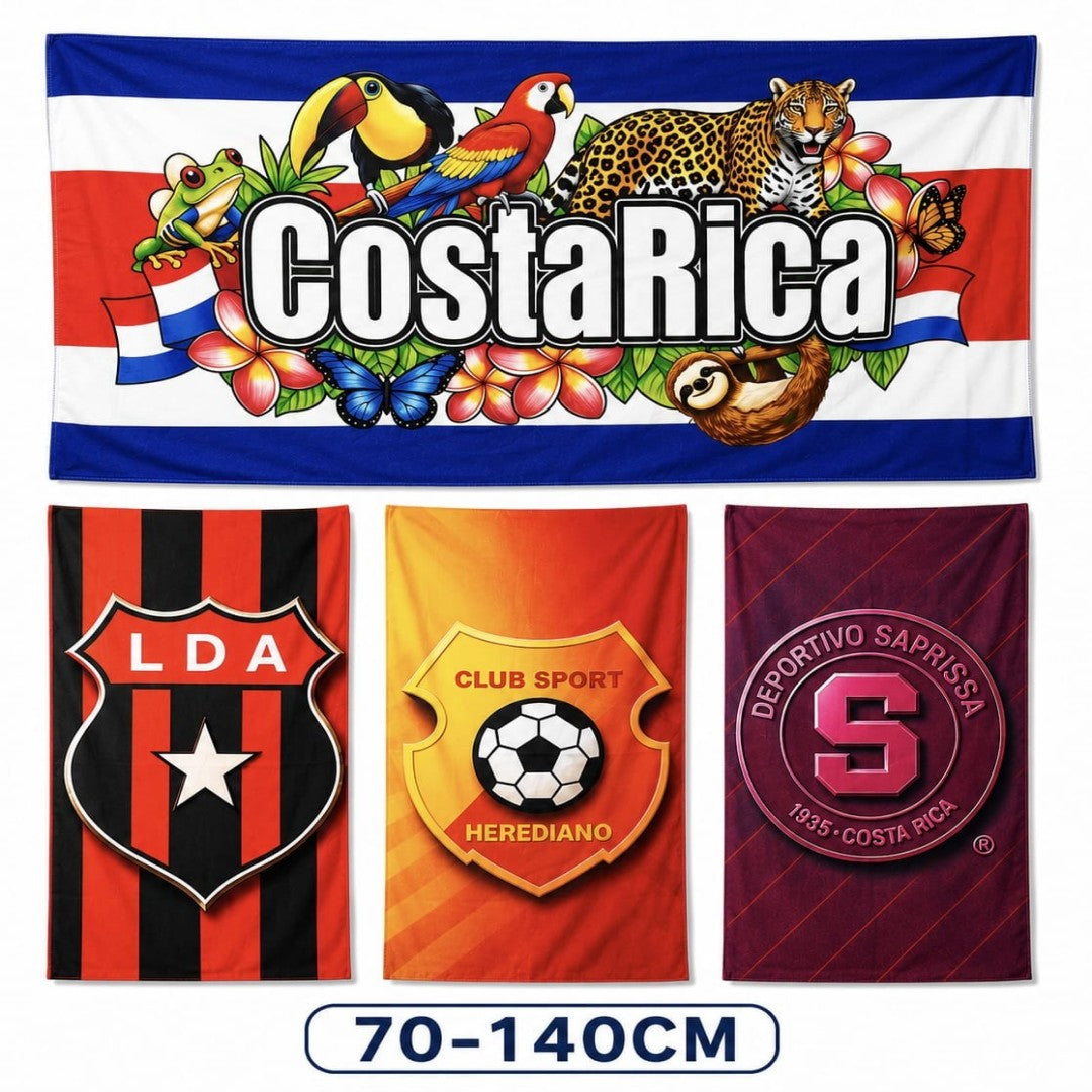 TOALLA DE PLAYA EQUIPO CR 70*140CM 850-13