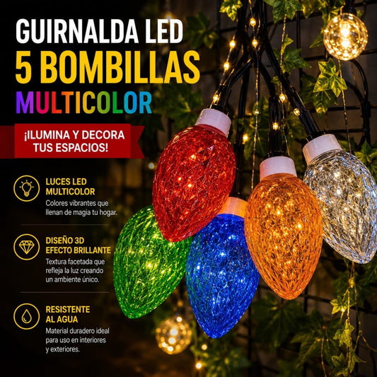 LUCES NAVIDENO COLGANTE FORMA PINA