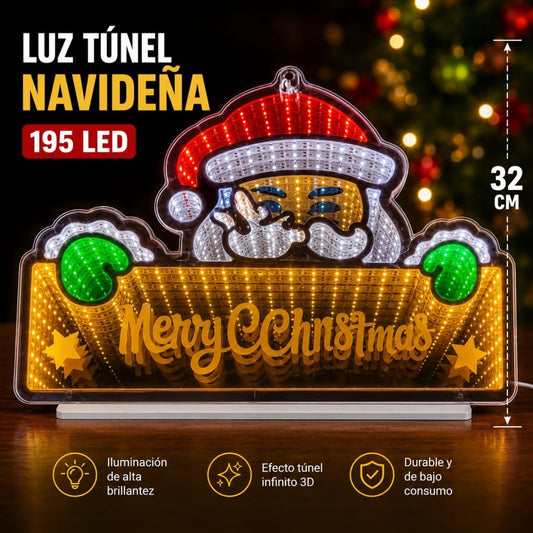 LAMPARA 3D TUNEL COLACHO 40*32CM
