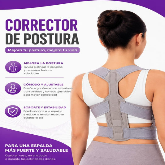 CORRECTOR DE POSTURA AJUSTABLE