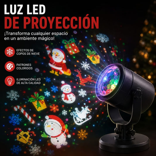 LAMPARA PROYECTOR NAVIDENO LED