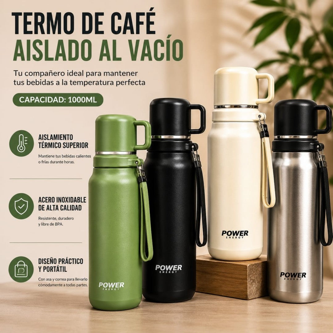 TERMO CAFE CON TAZA 1000ML 6166
