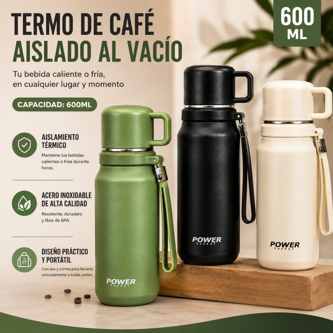 TERMO CAFE CON TAZA 600ML 6164