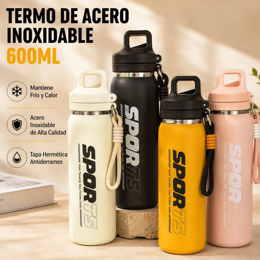 BOTELLA ACERO TERMICA 600ML 6121
