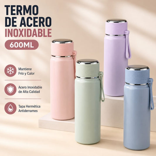 BOTELLA ACERO TERMICA 600ML 6053