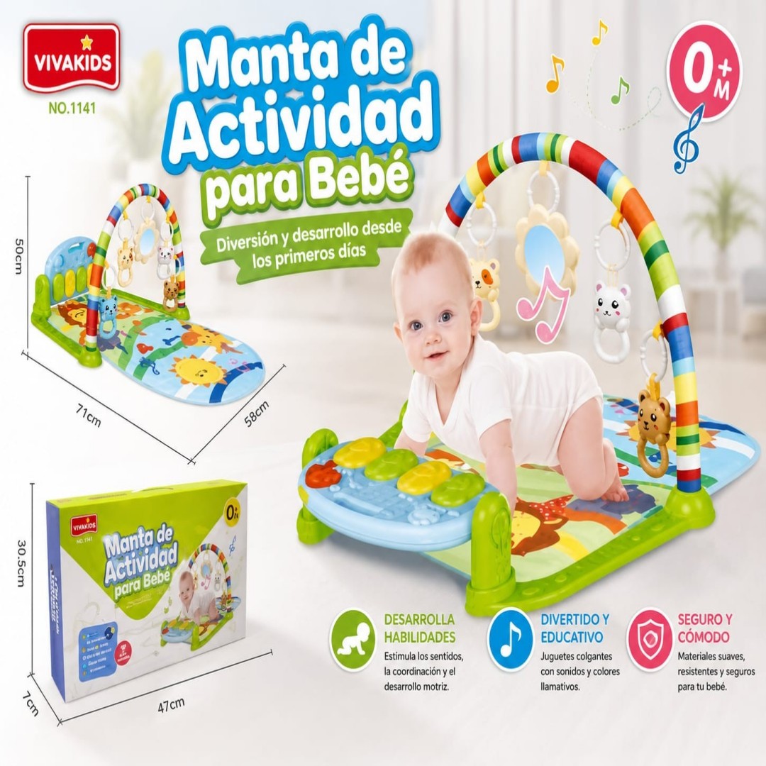GIMNASIO PARA BEBE PIANO MUSICAL 1161