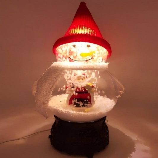 LAMPARA NIEVE CANFIN NAVIDAD MUNECO