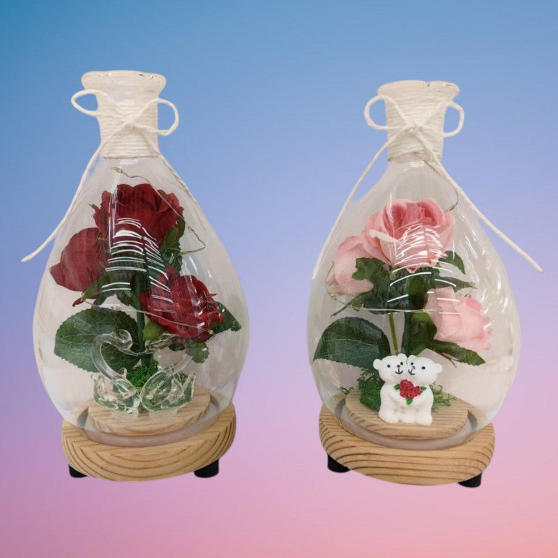 LAMPARA BOLSA ROSA OSO XY-351