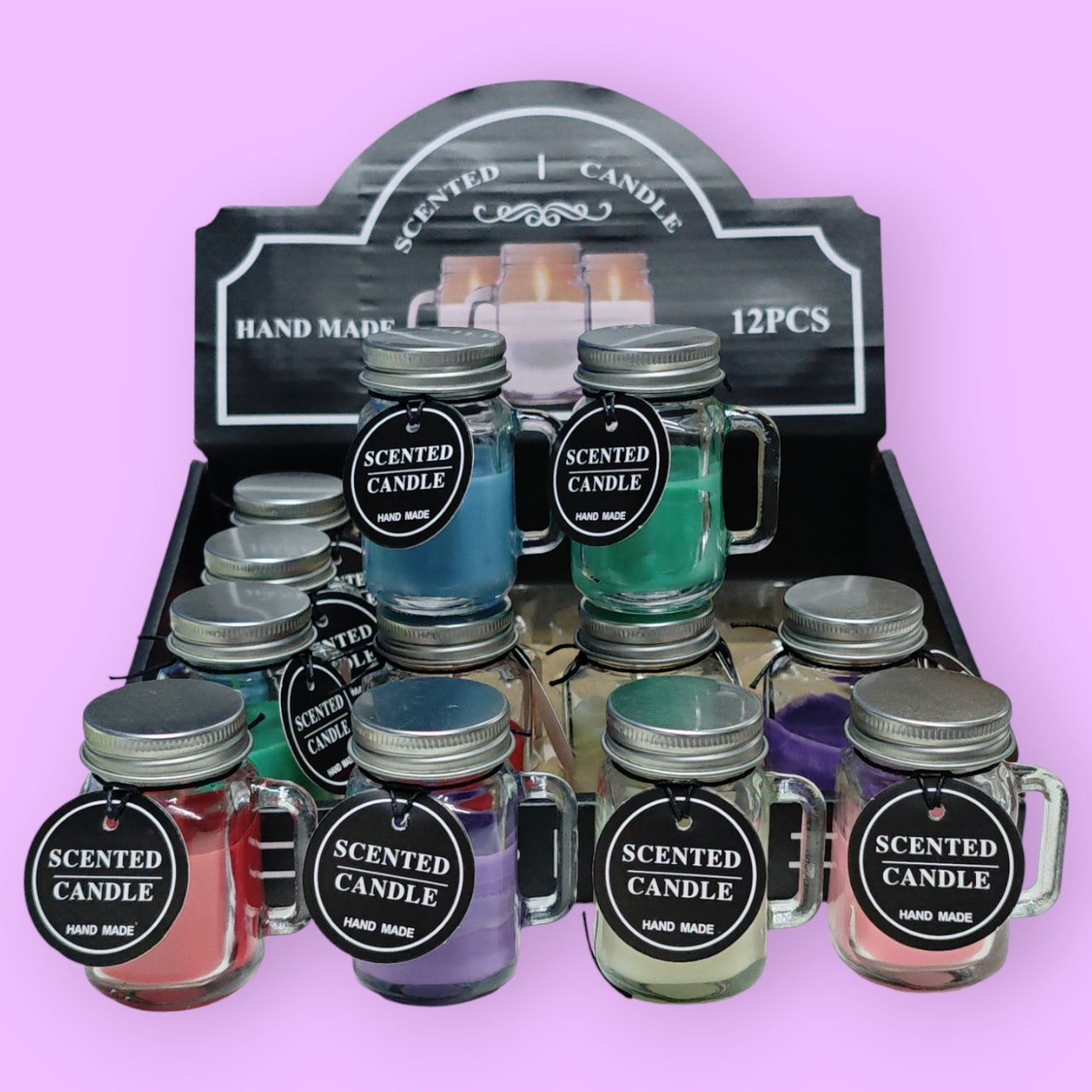 CANDELAS AROMATICAS JARRA G3007