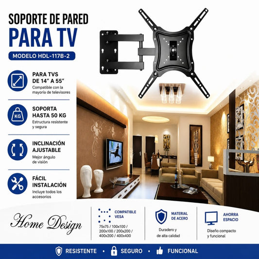 SOPORTE DE PARED PARA TV 117B-2