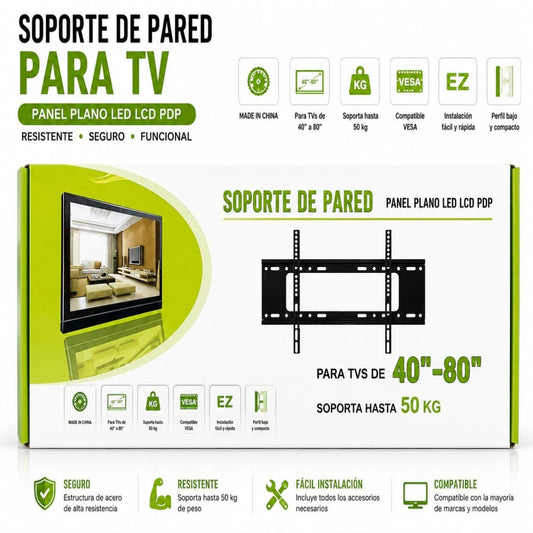 SOPORTE DE PARED PARA TV 40-80PULG