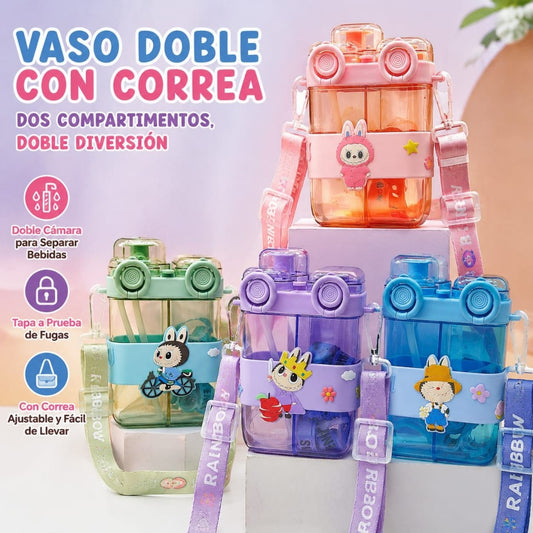 BOTELLA DOBLE LABUBU N27010-3