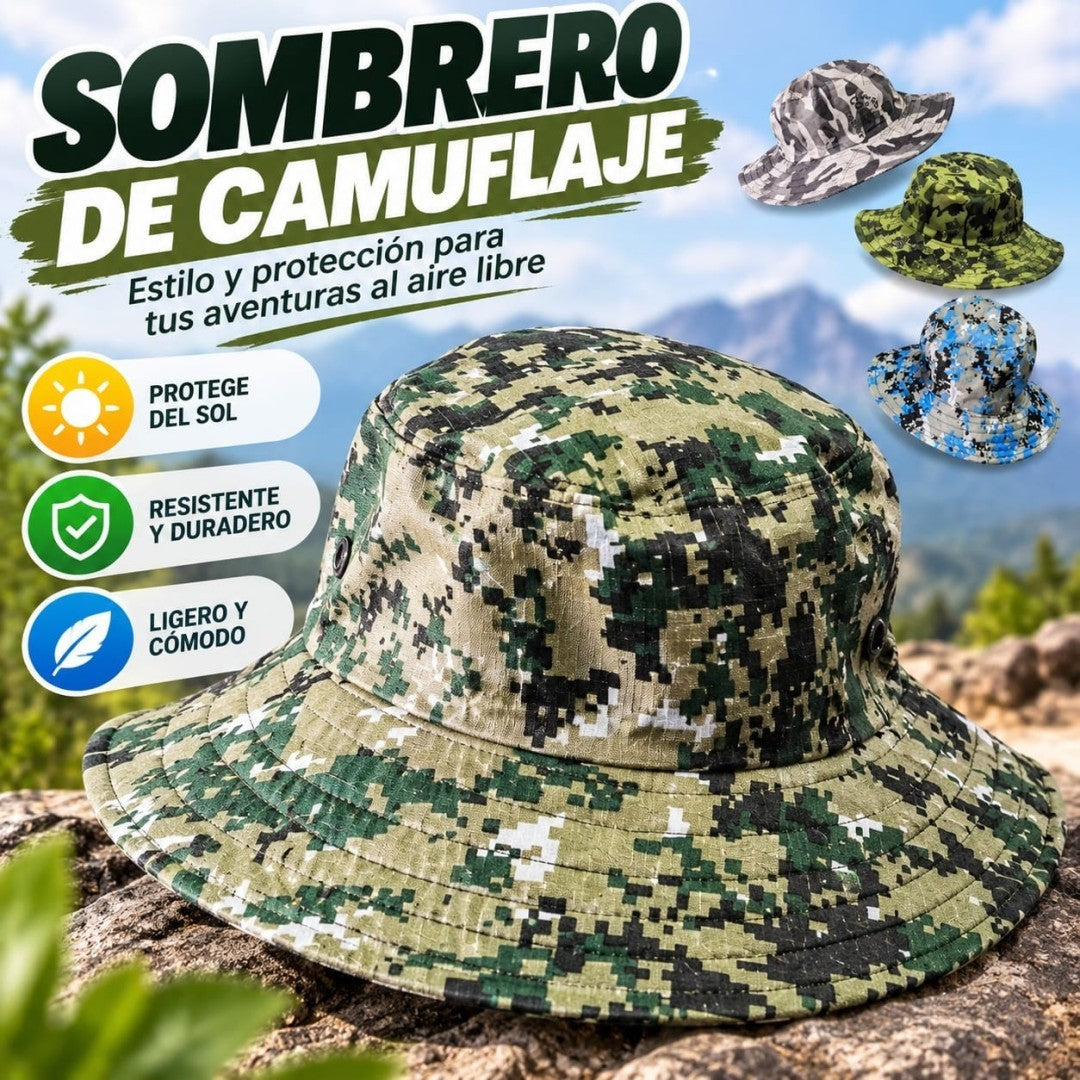 SOMBRERO PESCA CAMFLAJE
