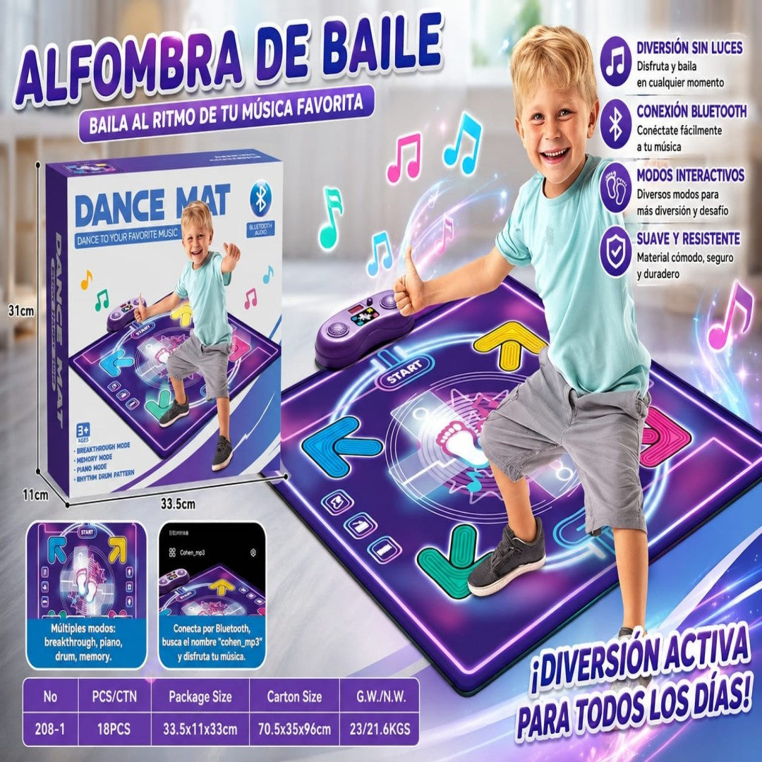 ALFOMBRA PAILAR MUSICA BLUETHOOT 208