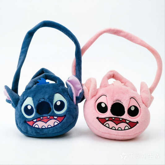 BOLSO PELUDA STITCH