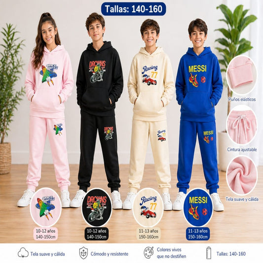 JUEGO SUETER  NINO 140-160