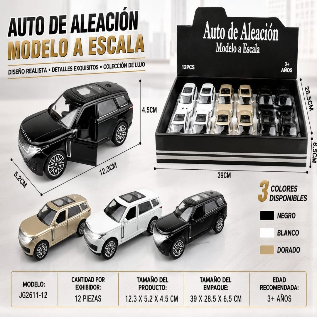 CARRO METAL LAND ROVER JG2611-12