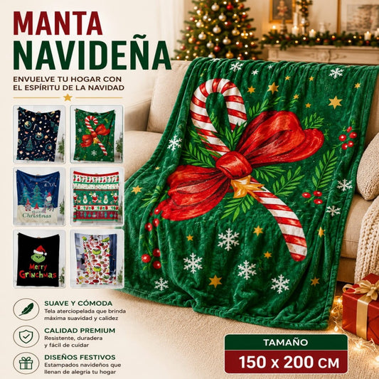 COBIJA NAVIDENA 200*150CM