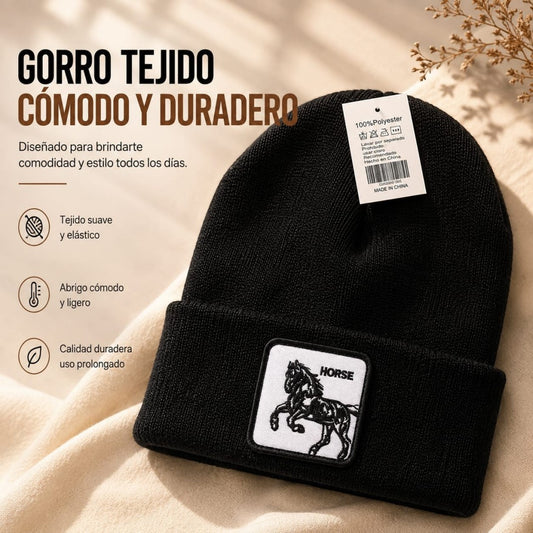GORRO TEJIDO CABALLO