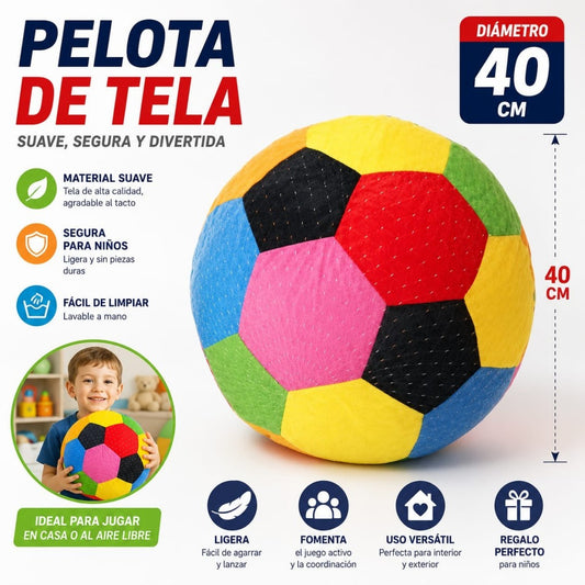 FUTBOL TELA 40CM