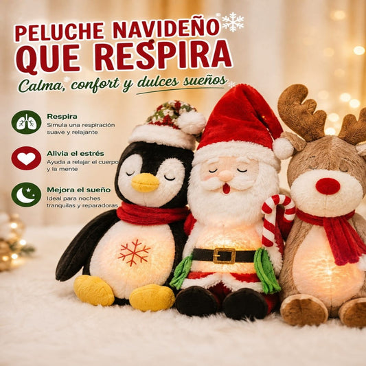 PELUCHE NAVIDENO RESPIRACION