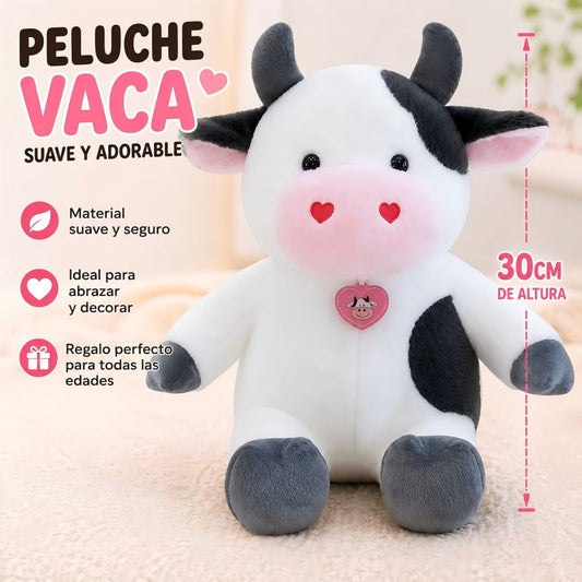 PELUCHE VACA 30CM