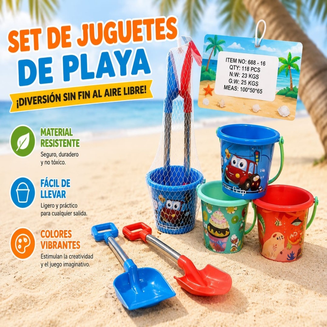 BALDE JUGUETE PLAYA 688-39