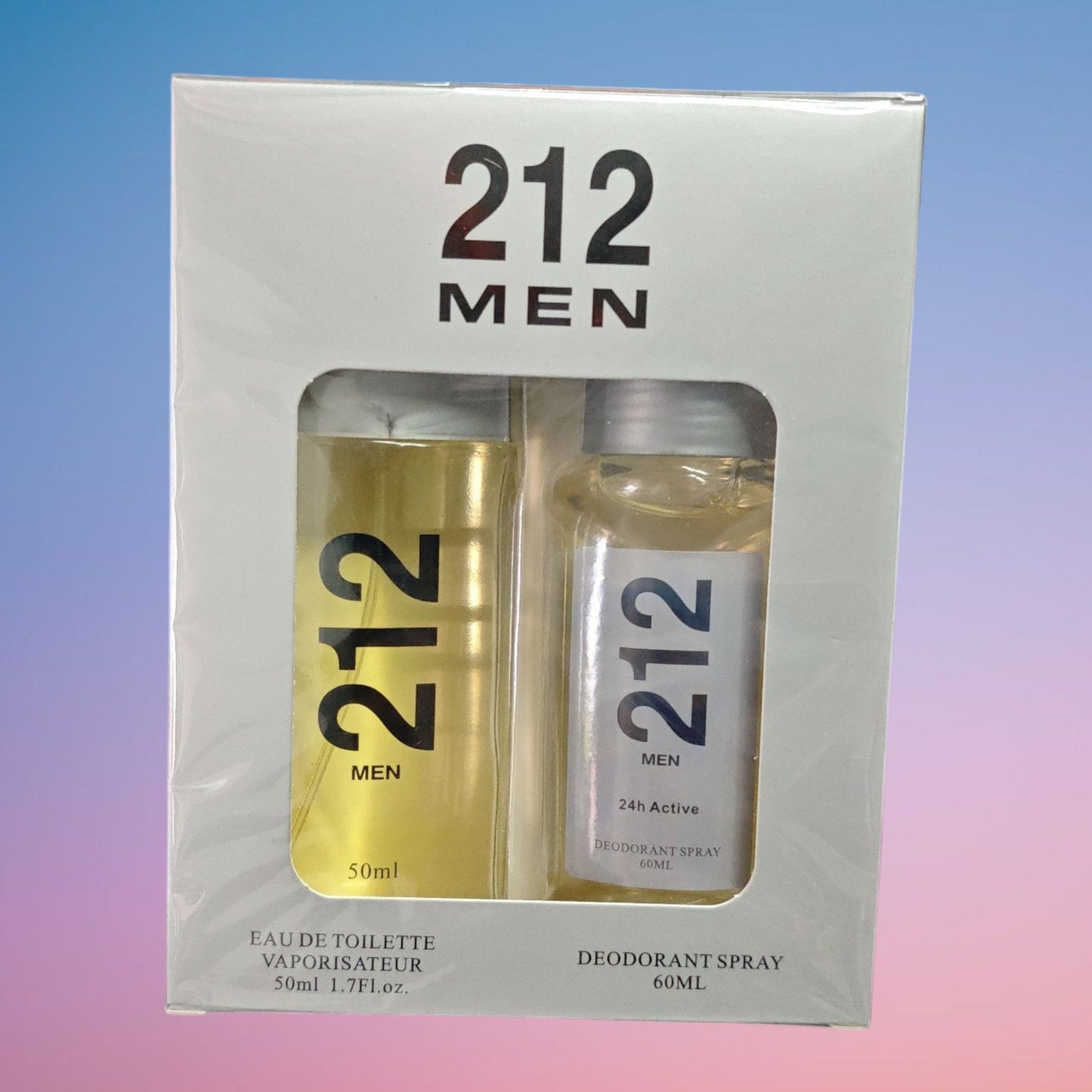 SET BODY Y CREMA HOMBRE 2PCS 212