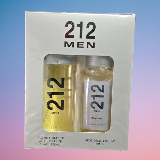 SET BODY Y CREMA HOMBRE 2PCS 212