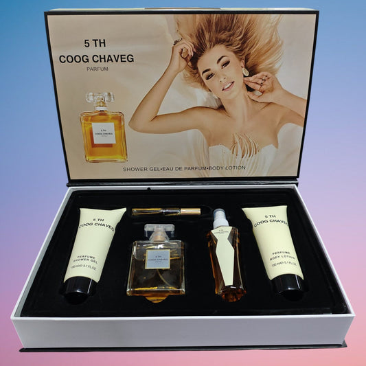 SET BODY Y CREMA MUJER 4PCS B5006 CHILANEL