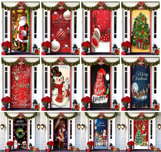 FUNDA PARA PUERTA NAVIDAD 85*205CM