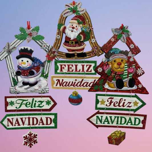 POSTER FON NAVIDAD 40*22CM