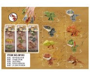 SET DINOSAURIO DEDO 3PCS M103