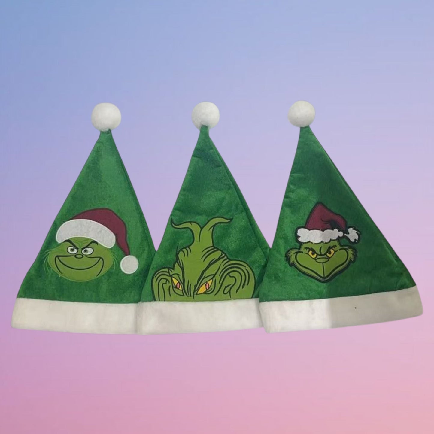 GORRO NAVIDAD GRINCH VERDE