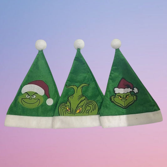 GORRO NAVIDAD GRINCH VERDE
