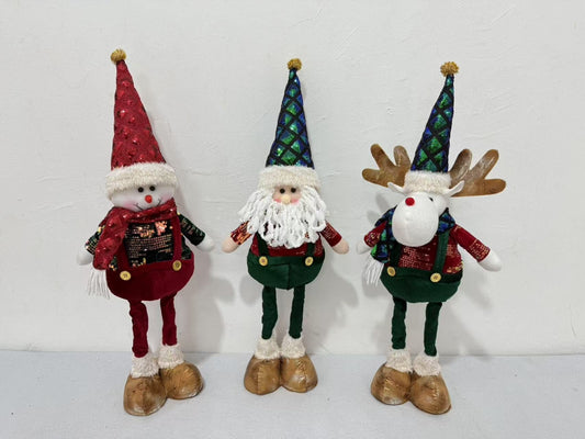 MUNECO NAVIDAD PIERNA TELESCOPOCAS 95CM