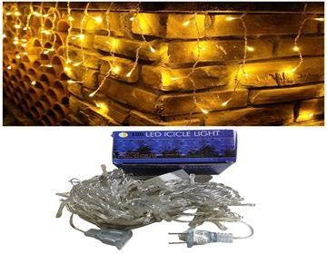 LUZ CASCADA 100LED C/EXTENSION CALIDO