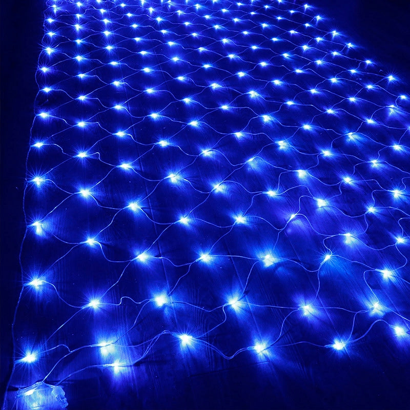 LUZ MALLA 192L AZUL 2M*2M