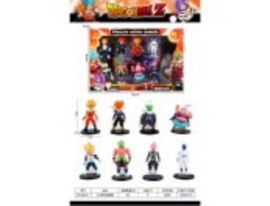 SET COLECCION DRAGON BALL 8PCS ZS222-51