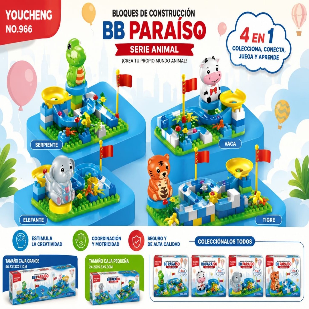 LEGO PARQUE DIVERSIONES 64PCS 966