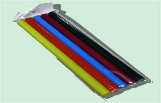 SILICON COLOR GRUESO 6PCS 1.1CM  BOLSA