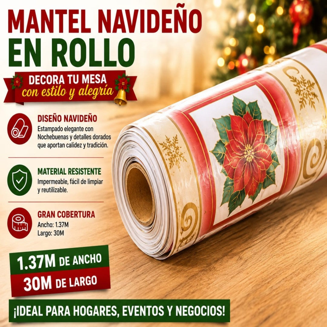 Mantel de 1,37 x 30 m