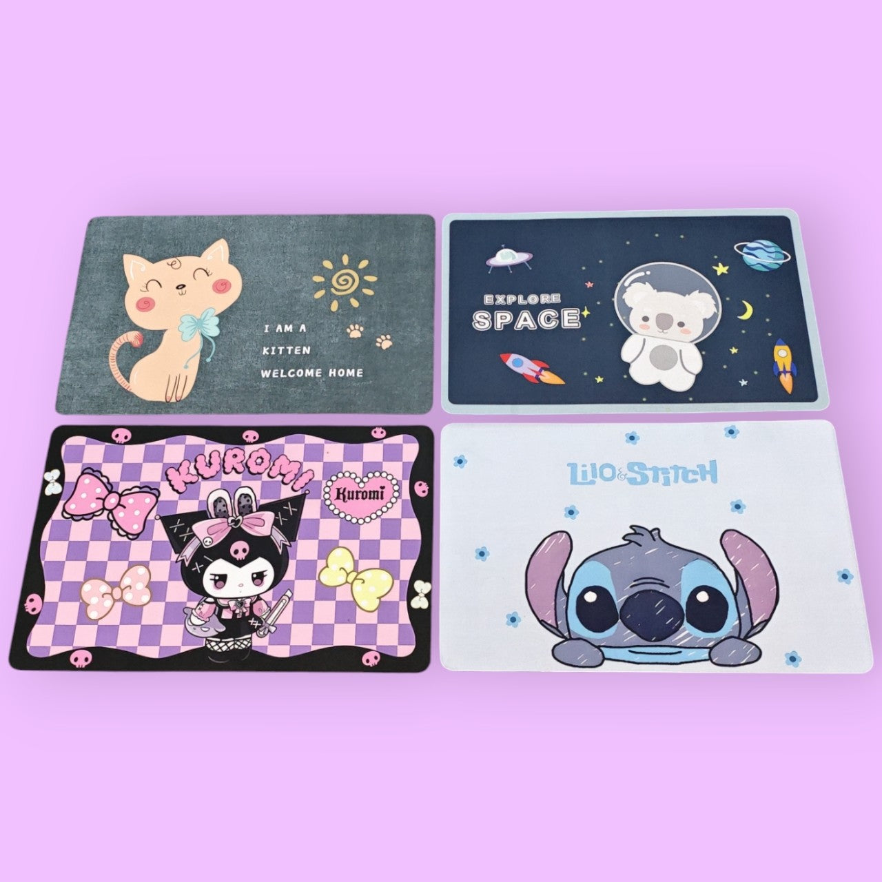 ALFOMBRA HULE 38*58 PERSONAJE