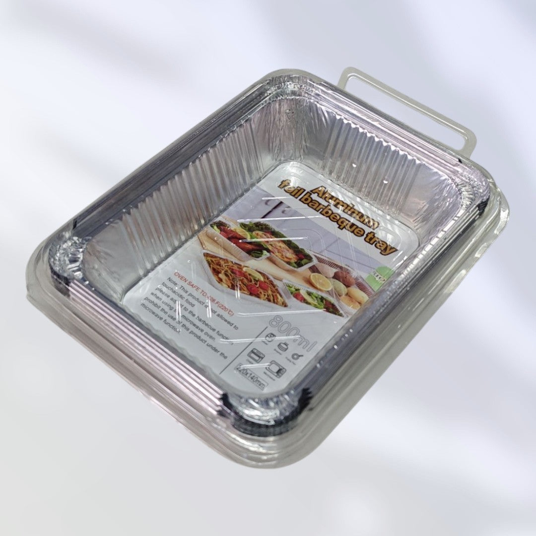 BANDEJA DE ALUMINIO 21*16CM 10PCS