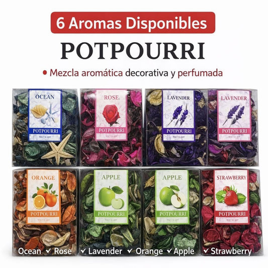 Flores secas con estrella de mar