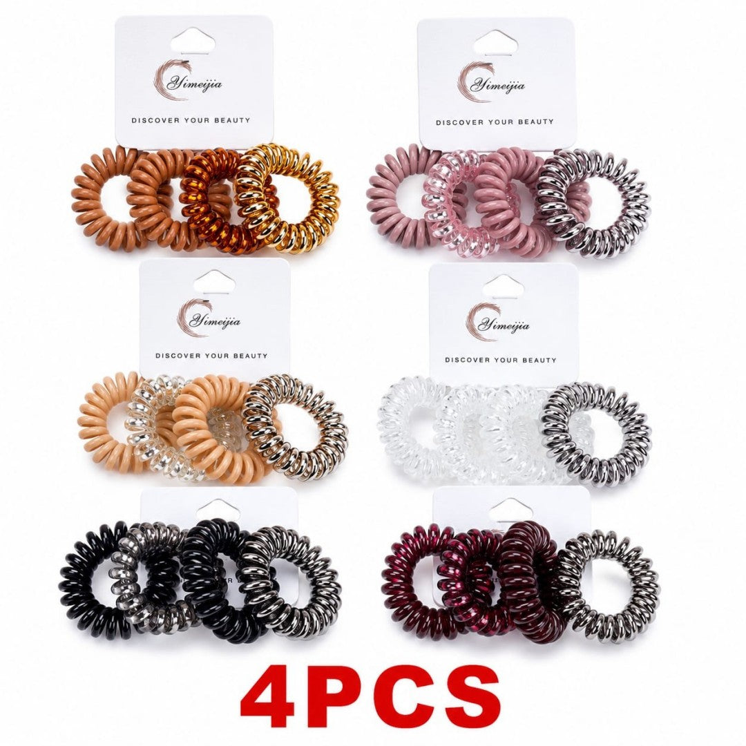 COLA LIGAS RESORTE P\ CABELLO 4PCS GALVANIZADA