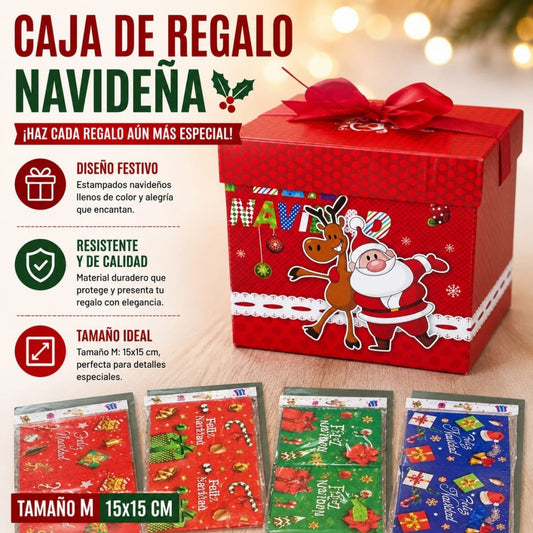 CAJA REGALO M 15*15CM 9130M/29M/15M