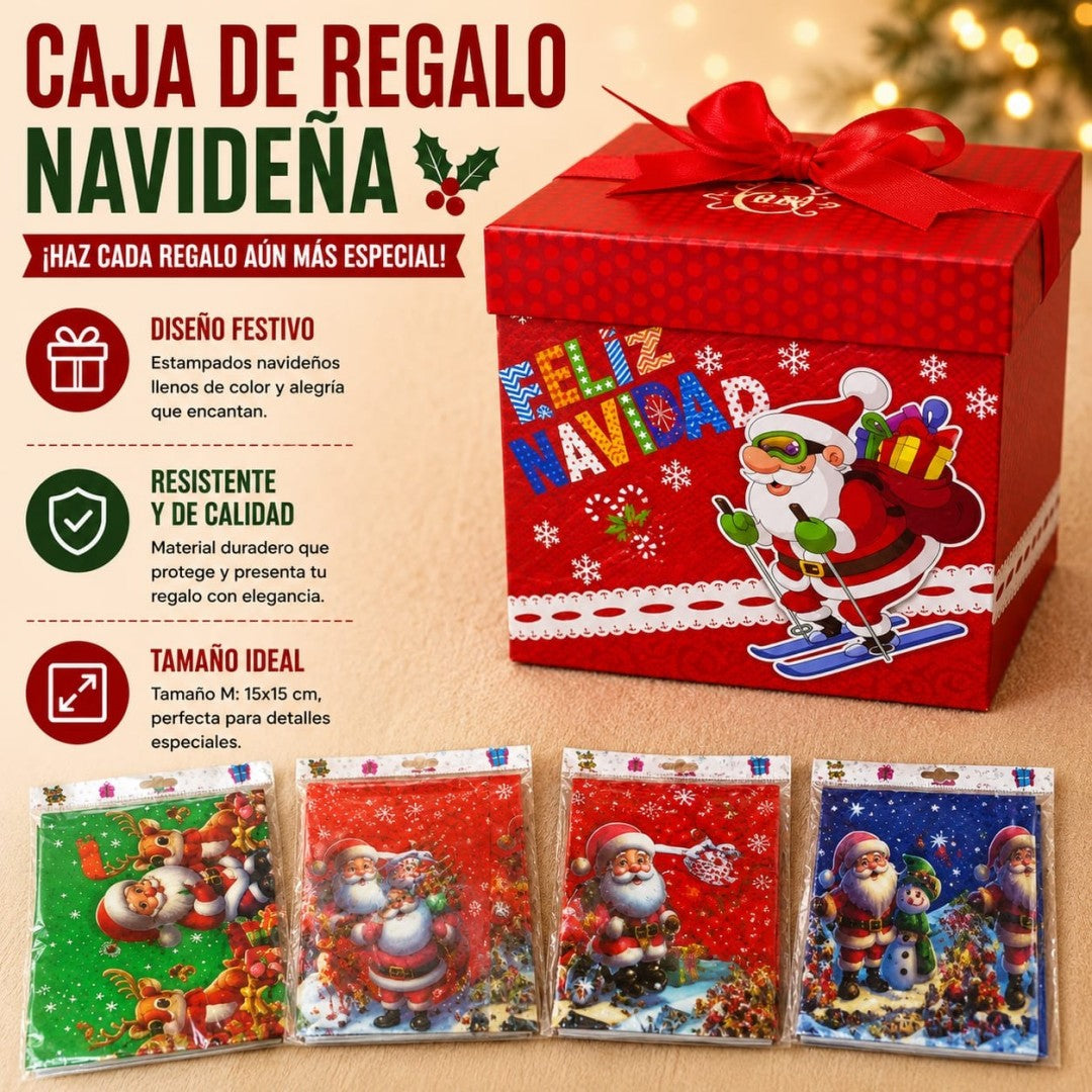 CAJA REGALO M 15*15CM 9130M/29M/15M